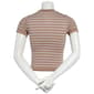 Juniors Pink Rose Caffeine Mineral Washed Ribbed Tee - image 2