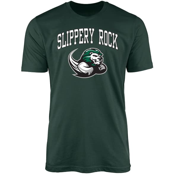 Mens Slippery Rock Pride Mascot Short Sleeve Tee - image 