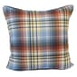 Your Lifestyle Retro Forest Plaid Decorative Pillow - 18x18 - image 1