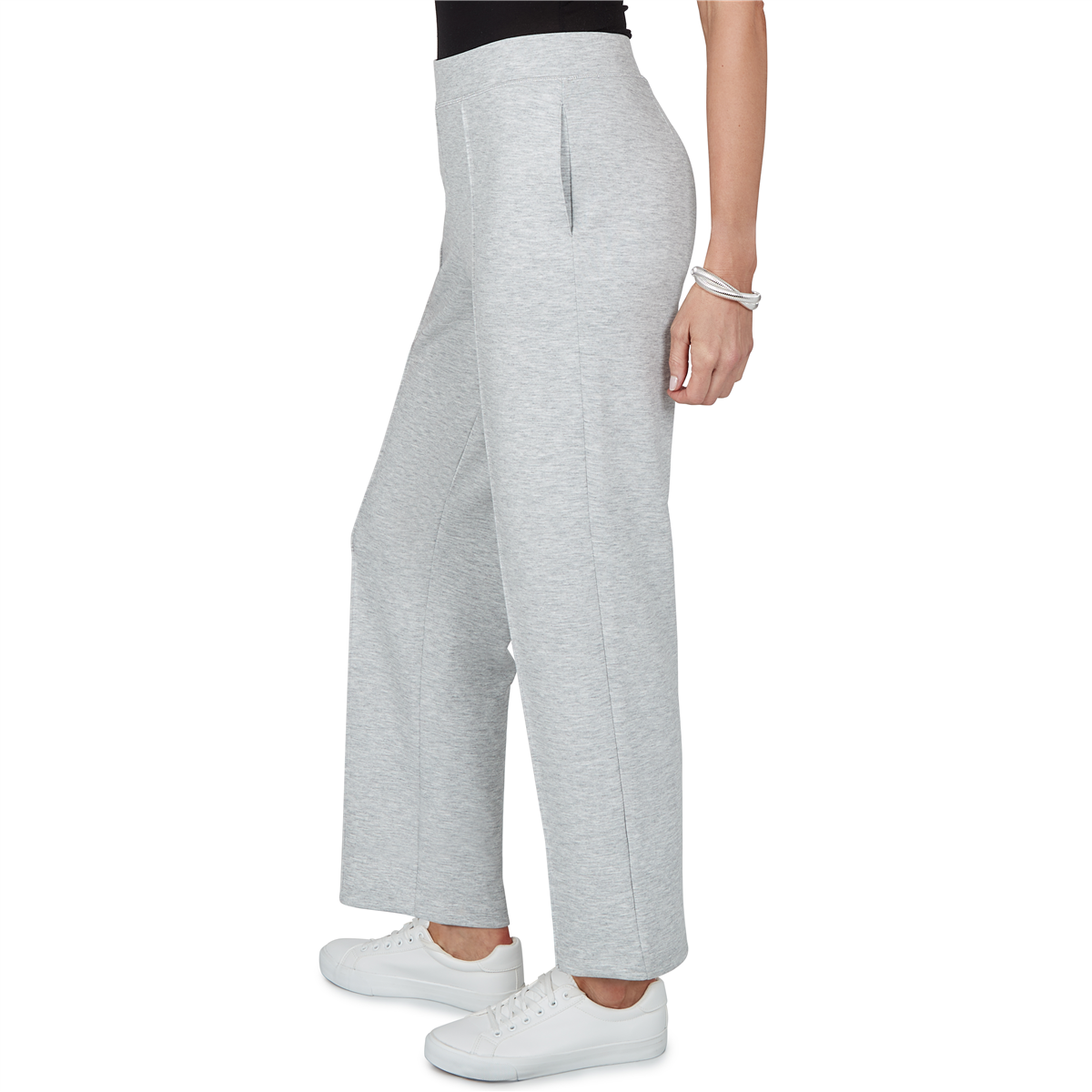 Petite Alfred Dunner Weekend Warrior Pull On Sweatpants - Short