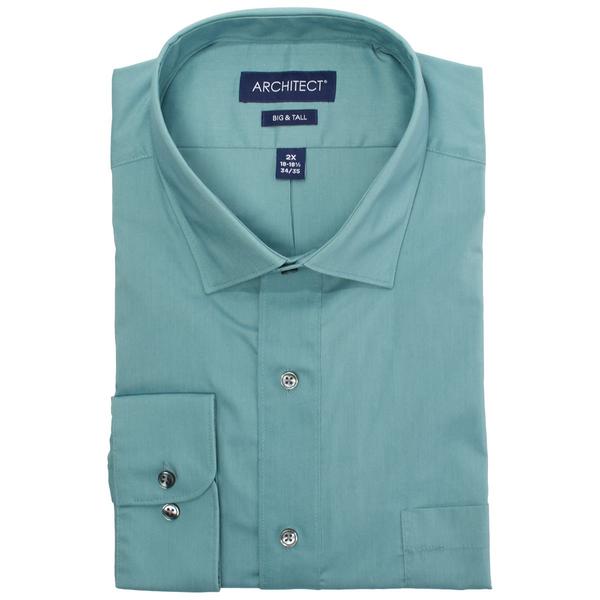 Mens Tall Architect Performance Dress Shirt - Calla Green - image 