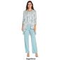 Petites R&M Richards 3pc. Foil Jacquard Straight Leg Pantsuit - image 5
