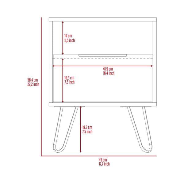 FM FURNITURE Vienna Nightstand