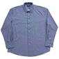 Mens Nautica Slim Fit Stretch Dress Shirt - Navy Mini Check - image 1