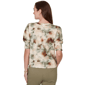 Womens Skye’s the Limit Key Items Elbow Sleeve Tie Dye Blouse - image 2