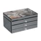 Mele & Co. Maxine Mirrored & Marbled Jewelry Box With Accents - image 1