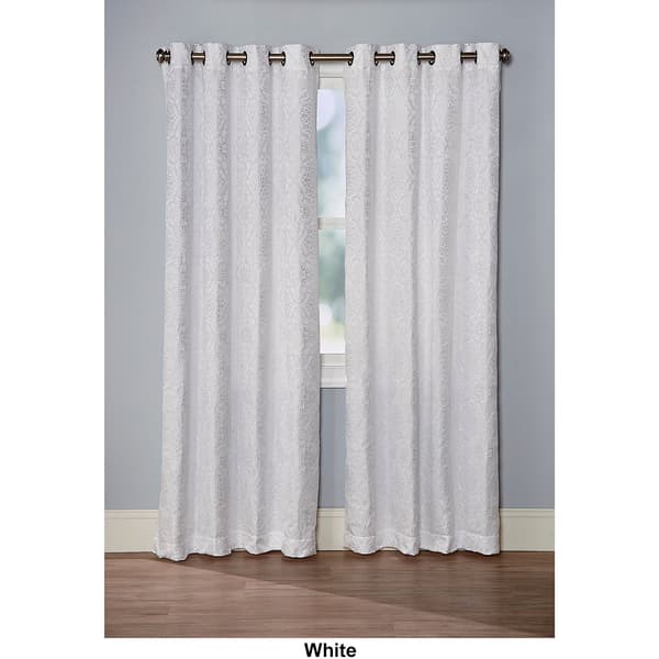 Coventry Quarterfoil Jacquard Grommet Curtain Panel