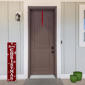 Northlight 14in. Red Over the Door Metal Christmas Wreath Hanger - image 2
