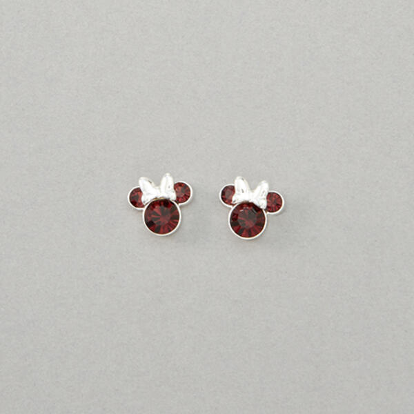 Disney Minnie Mouse January Birthstone Stud Earrings - image 