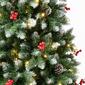 National Tree 7.5ft Cullen Slim Prelit Christmas Tree w/ Pinecone - image 3