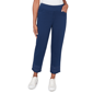 Petite Alfred Dunner Mykonos Embroidered Hem Pull-On Pants - image 1