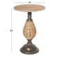 9th & Pike® Brown Metal Farmhouse Accent Table - image 2