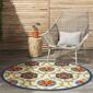 Nourison Aloha Vines Contemporary Indoor/Outdoor Round Rug - image 9