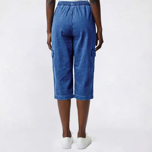 Womens Hasting & Smith Denim Cargo Capris