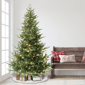 Puleo International 7.5ft. Pre-Lit Sacramento Fir Christmas Tree - image 3