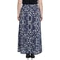 Plus Size NY Collection Pull On Side Tie ITY Skirt - Navy Skyte - image 2