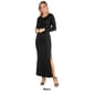 Womens 24/7 Comfort Apparel Long Sleeve Sheath Maxi Dress - image 3