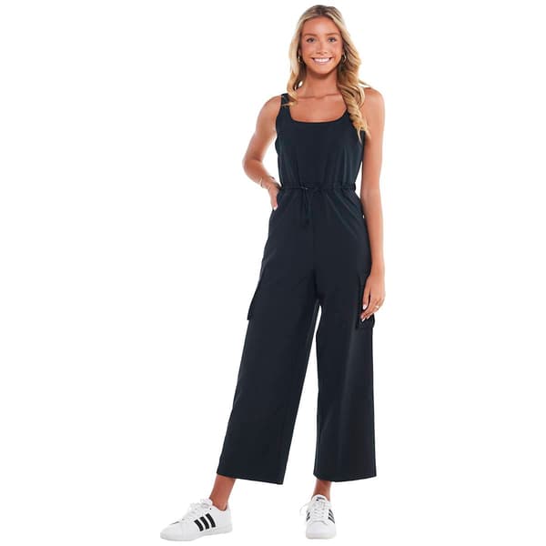 Juniors Derek Heart Aubrey Cargo Jumpsuit - image 