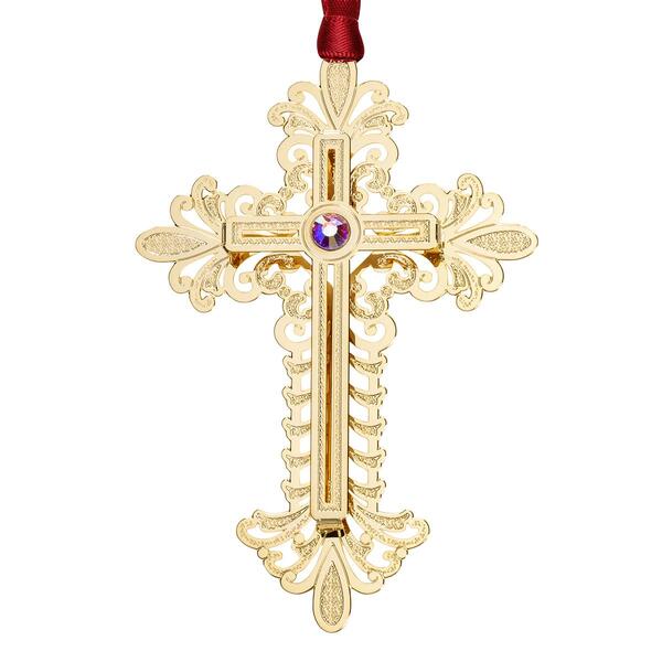Beacon Design Gold Cross Ornament - image 