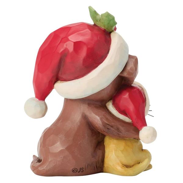 Jim Shore Hugging Dog & Cat Figurine