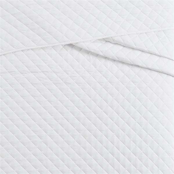 Cannon Solid Oversized Percale 3pc. Quilt Set - image 