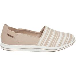Womens Clarks® Breeze Cloudsteppers™ Fashion Sneakers-Taupe Canva