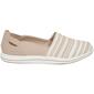 Womens Clarks® Breeze Cloudsteppers™ Fashion Sneakers-Taupe Canva - image 2