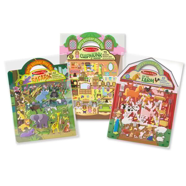 Melissa & Doug&#40;R&#41; Puffy Sticker Activity Book Bundle - image 