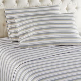 Micro Flannel&#40;R&#41; Metro Striped Sheet Set