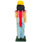 Santa''s Workshop 14in. Red Barn Farmer Nutcracker - image 2