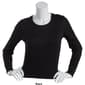 Juniors Poof! Long Sleeve Peach Rib Meet &amp; Greet Crew Neck Tee - image 3