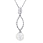 Gemstone Classics&#40;tm&#41; Dangling Pearl Pendant - image 1