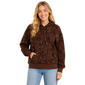 Juniors No Comment Oversized Camo Fleece Hoodie - image 1
