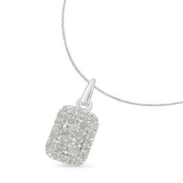 Diamond Classics&#8482; 1ctw. Diamond Block Pendant