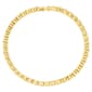 Athra Gold over Brass Single Honeycomb Crystal Coil Bracelet - image 2
