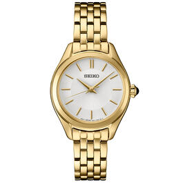 Womens Seiko Essentials Gold-Tone Collection Watch - SUR538