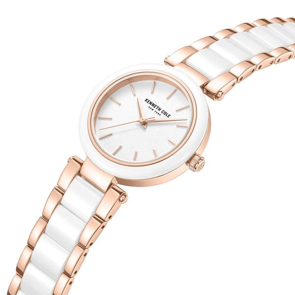 Womens Kenneth Cole&#174; New York Classic Ceramic Watch-KCWLG0062701