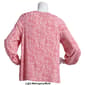 Plus Size Architect&#174; 3/4 Sleeve Floral Peasant Henley Top - image 2