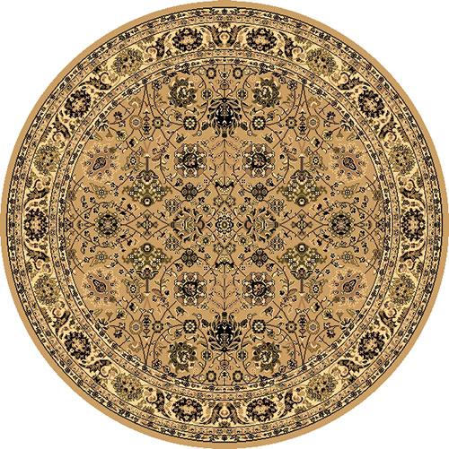 Rugs America(tm) New Vision Tabriz Round Rug - Berber