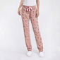 Petite Jessica Simpson Flowers Velour Pajama Joggers - image 1