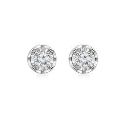 Nova Star® 1/3ctw. Silver Lab Grown Diamond Stud Earrings