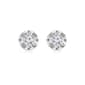 Nova Star® 1/3ctw. Silver Lab Grown Diamond Stud Earrings - image 3