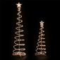 Northlight Lighted Spiral Outdoor Christmas Trees - Set of 2 - image 1