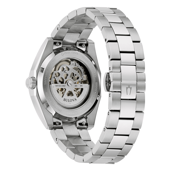 Mens Bulova Surveyor Light Blue Dial Bracelet Watch - 96B469