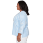Plus Size Alfred Dunner Classics 3/4 Sleeve Butterflies Blouse - image 4