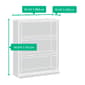 Sauder 3 Shelf Bookcase - Cherry - image 2