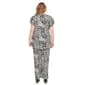 Plus Size White Mark Bold Leopard Print 2pc. Ruffle Sleeve Set - image 3