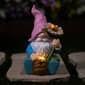 Northlight Seasonal LED Solar Sunflower Gnome Garden Statue - image 3