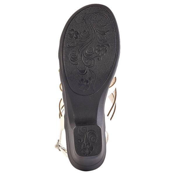Womens Easy Street Jira Geometric Strappy Slingback Sandals