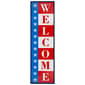 Northlight Seasonal Americana "Welcome" Metal Porch Board Sign - image 2